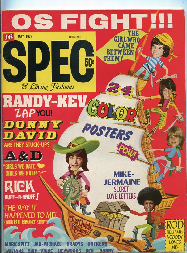 Spec-May/1973-Randy-Kev-Osmonds-Mark Spitz-Jan-Michael Vincent-FN: (1973)  Rivista&nbsp;/&nbsp;Giornale | DTA Collectibles