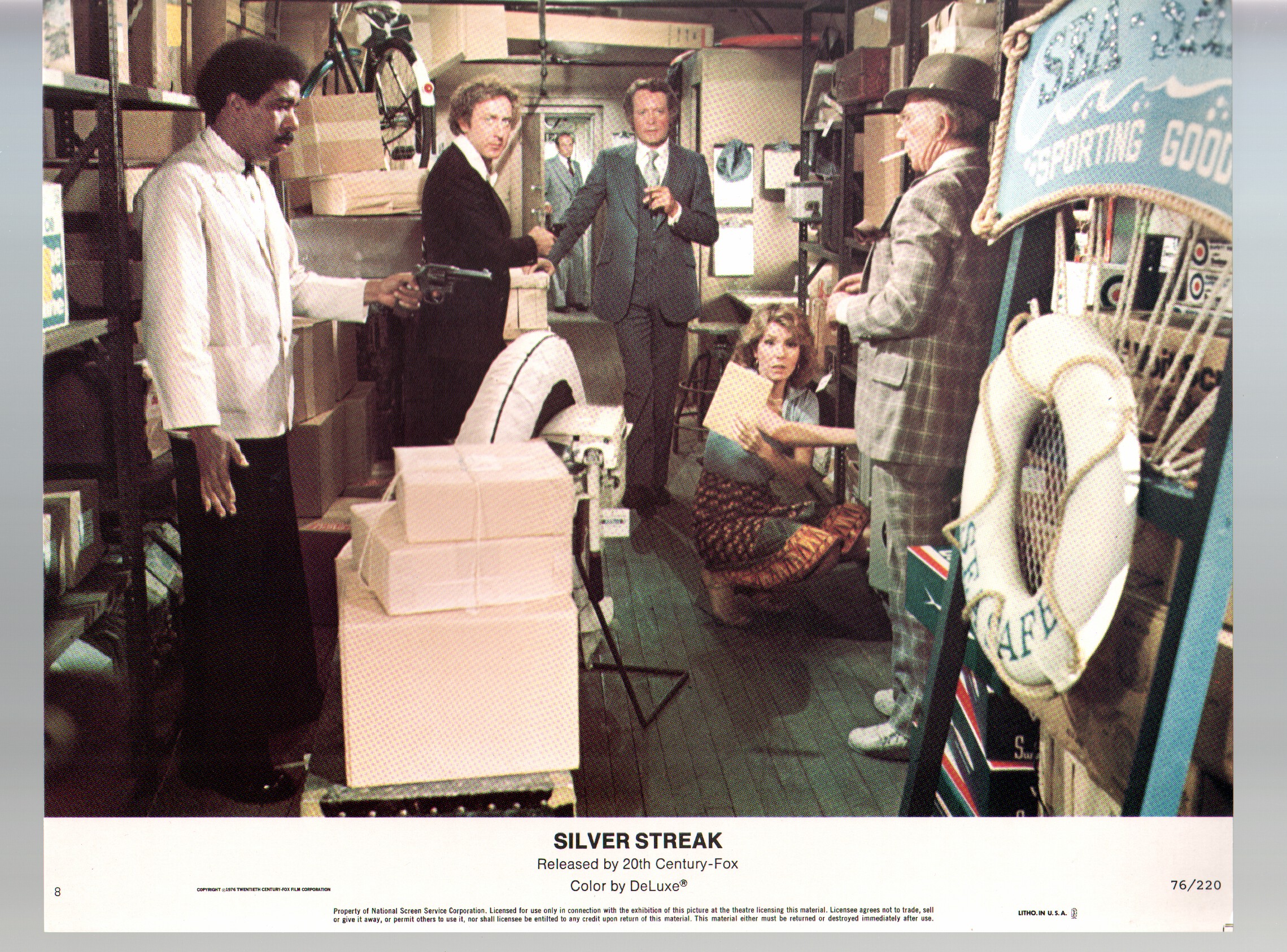 Silver Streak Original 11x14 Lobby Card Gene Wilder-Patrick McGoohan:  (1976) Photograph | DTA Collectibles, image size:2279x1687