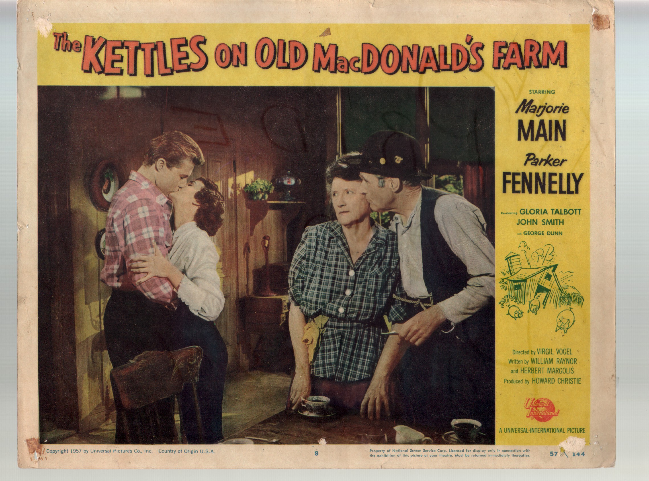 Kettles On Old MacDonald's Farm11x14ColorLobby Card (1957