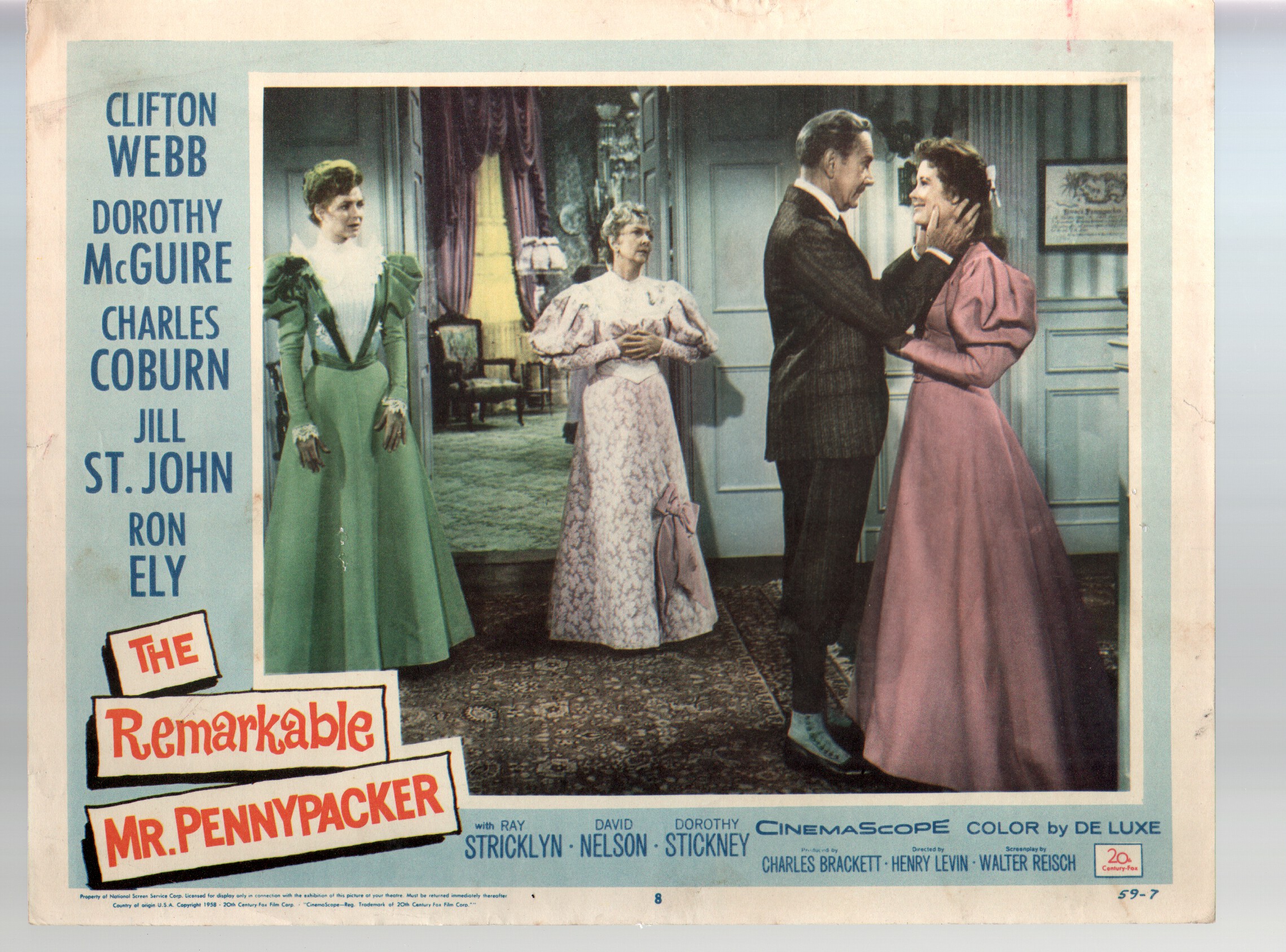 Remarkable Mrs. PennypackerClifton bDorothy McGuire11x14Color