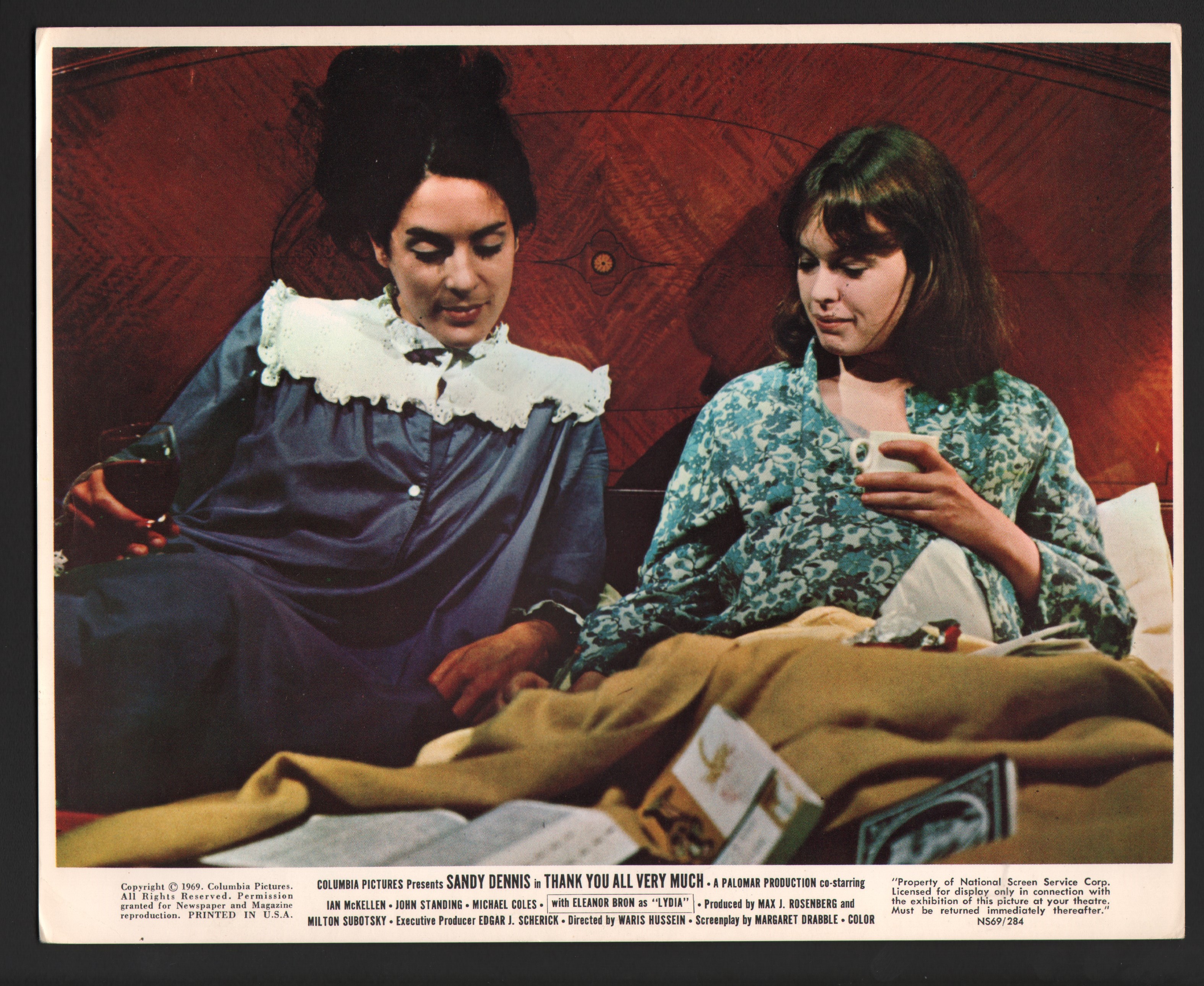 Thank You All Very Much Sandy Dennis And Eleanor Bron B W Still Photograph Dta Collectibles