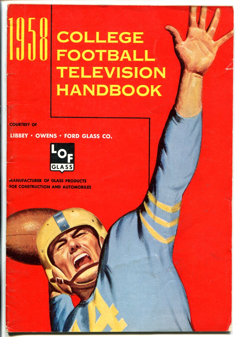 College Football Television Handbook NCAA1958National gamesrosters