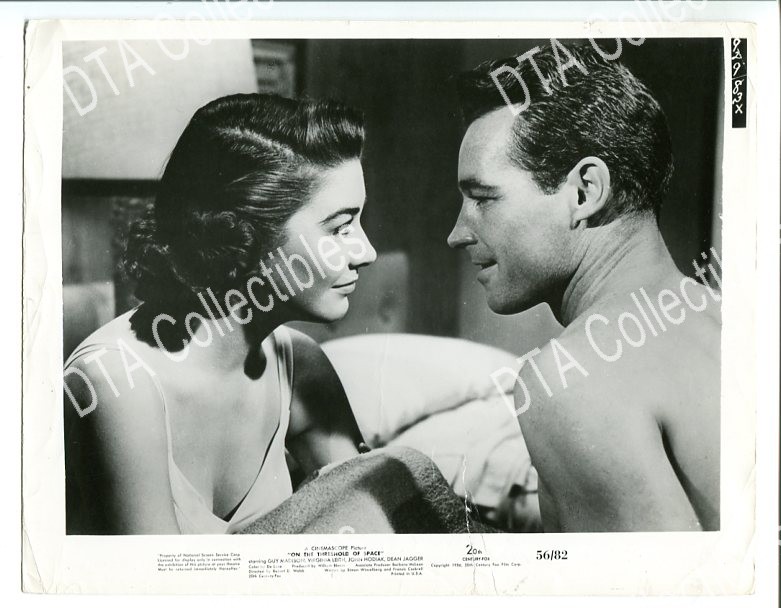 ON THE THRESHOLD OF SPACE8X10 STILL1956GUY MADISONVIRGINIA LEITH