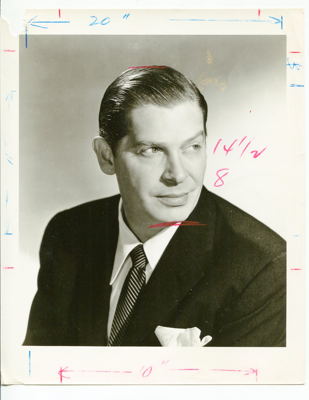 MILTON BERLE AMERICAN TELEVISION PIONEER COMEDIAN 8X10 PUBLICITY PHOTO AB-020 
