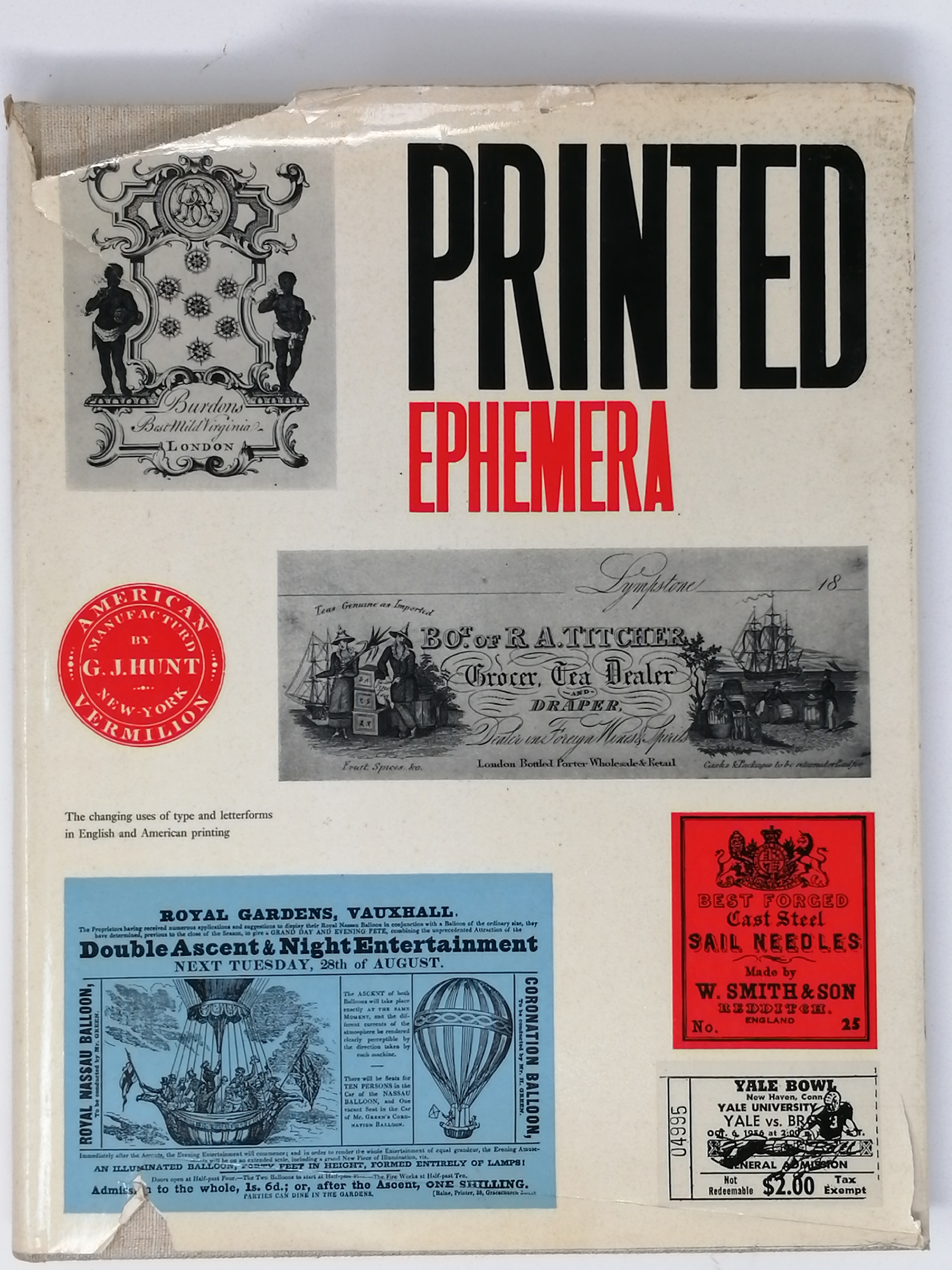 Printed Ephemera: The changing uses of type and letterforms in