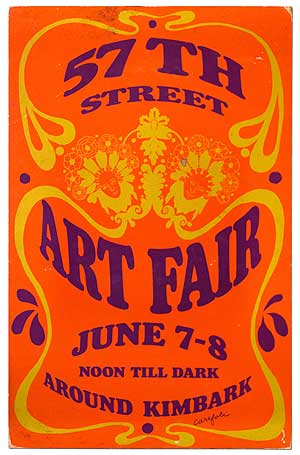 [Poster]: 57th Street Art Fair. June 5 & 6. [Chicago] [Used - Very good]