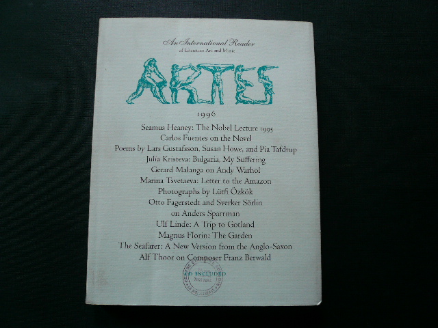 Artes. Volume III. An International Reader of Literature, Art and Music. In memory of Jospeh Brodsky 1940-1996. - Artes. Collectif. Gunnar Harding and Bengt Jangfeldt.
