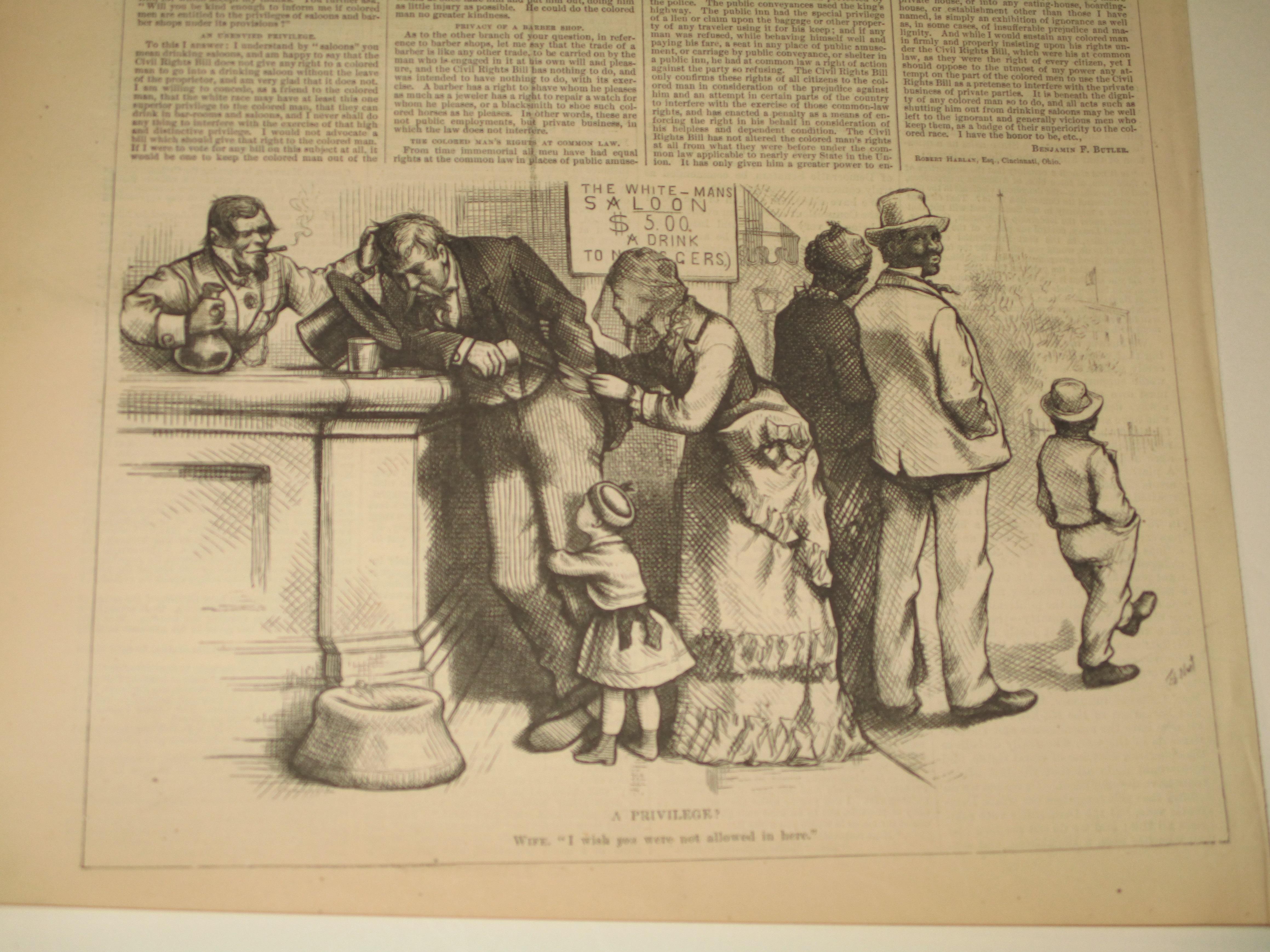1875 Harper's Weekly Thomas Nast Engravings of 