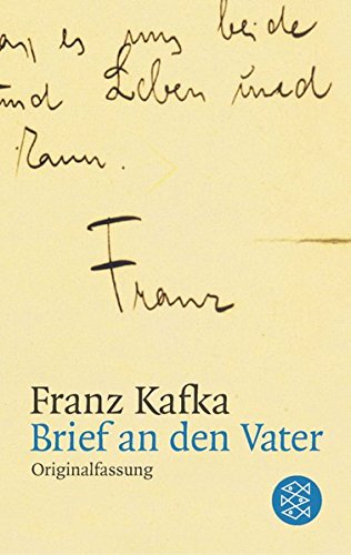 Brief an den Vater: Fassung der Handschrift - Kafka, Franz