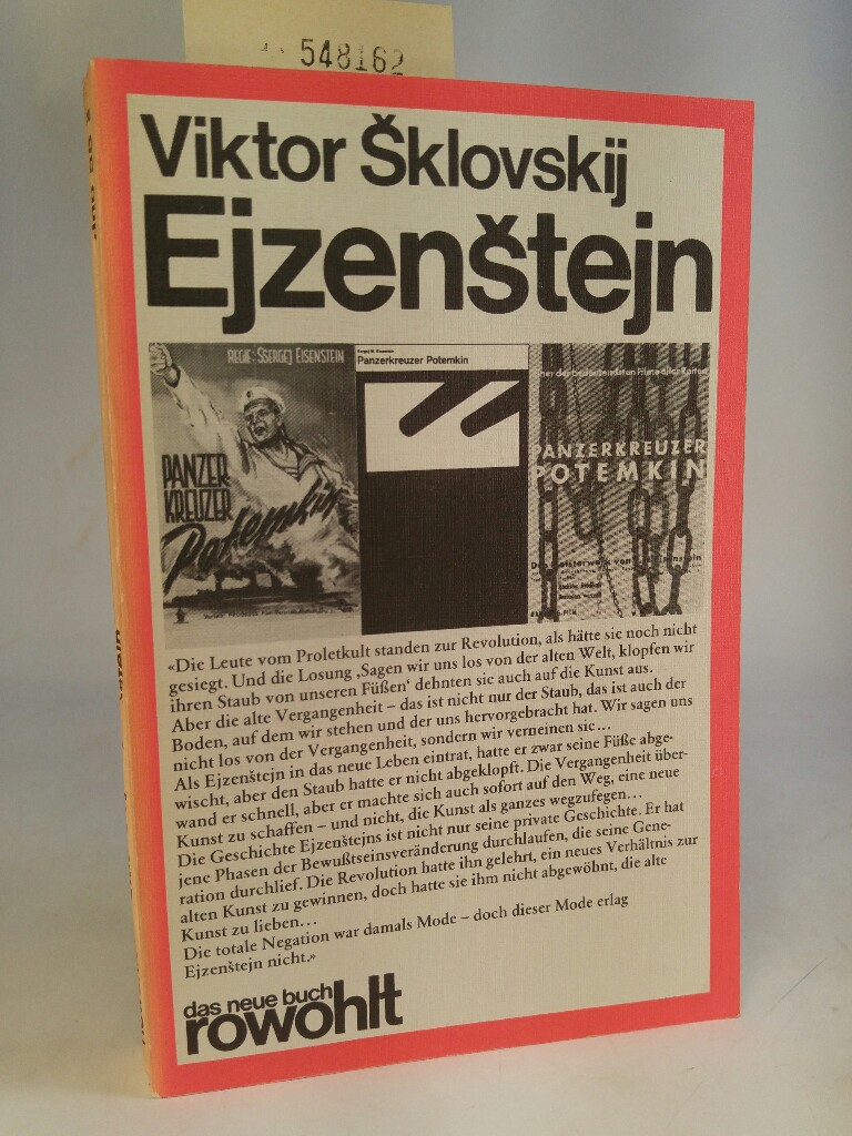 Ejzenstejn. - Sklovskij / Jürgen Manthey (Hrsg.) / Manfred Dahlke (ins deutsche Übertragen), Viktor