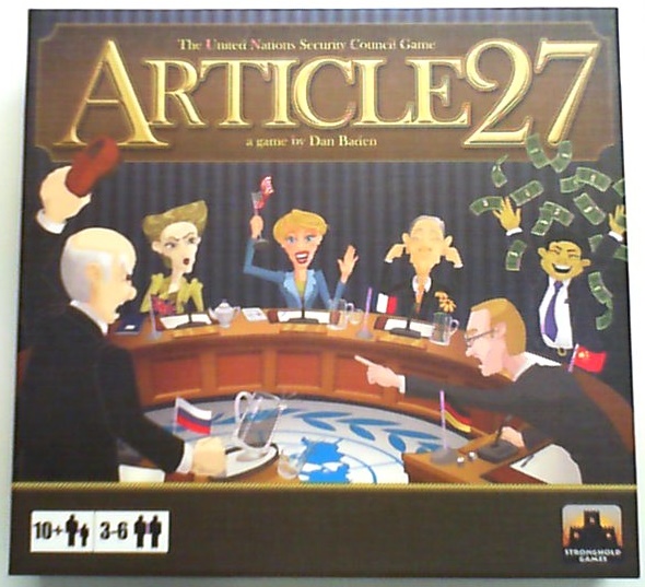 Stronghold Games Article 27 The United Nations Security Council Game Publisher Services Inc PSI 2005SG