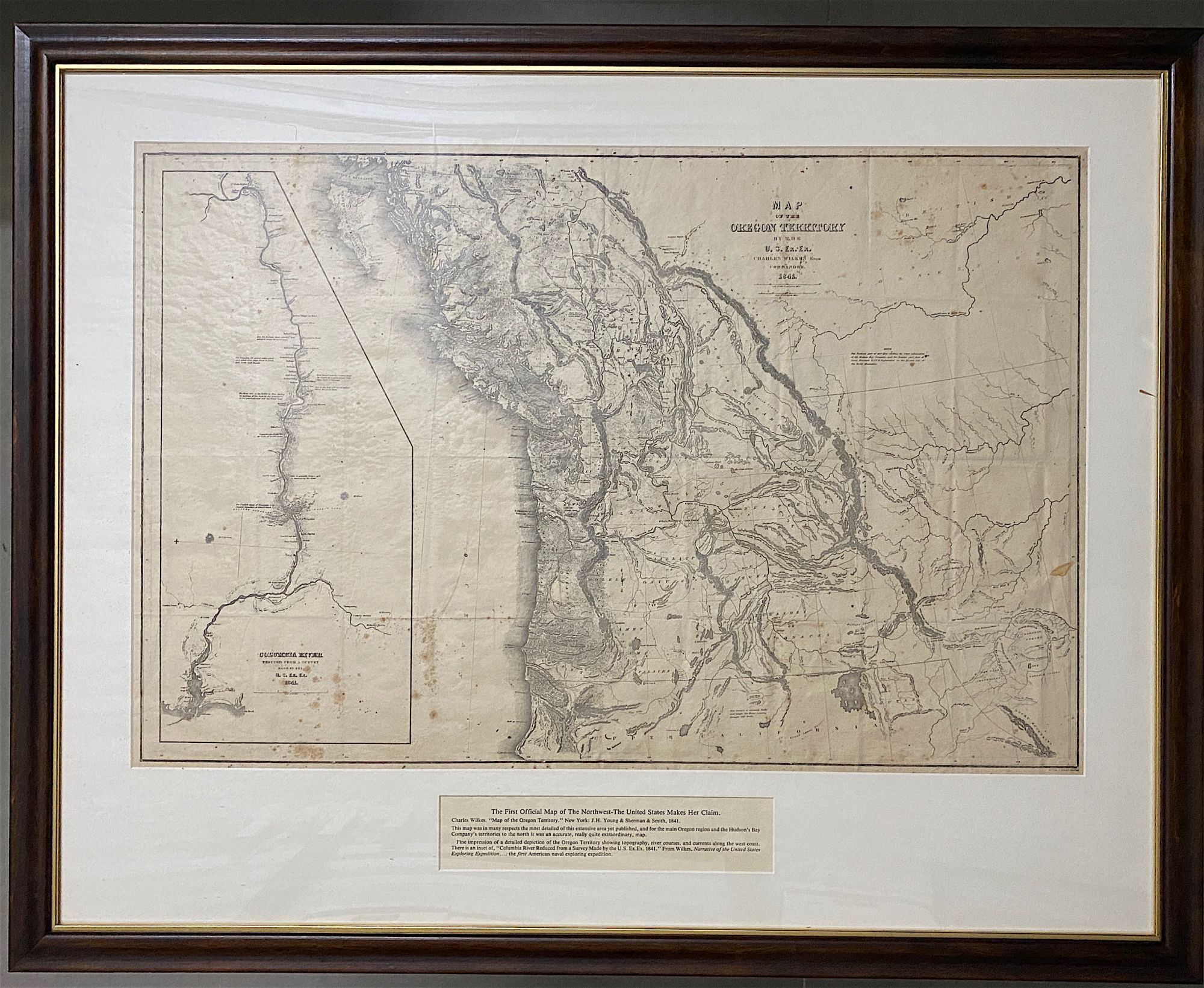 Map of the Oregon Territory by the U.S. Ex. Ex. Charles Wilkes, Esqr ...