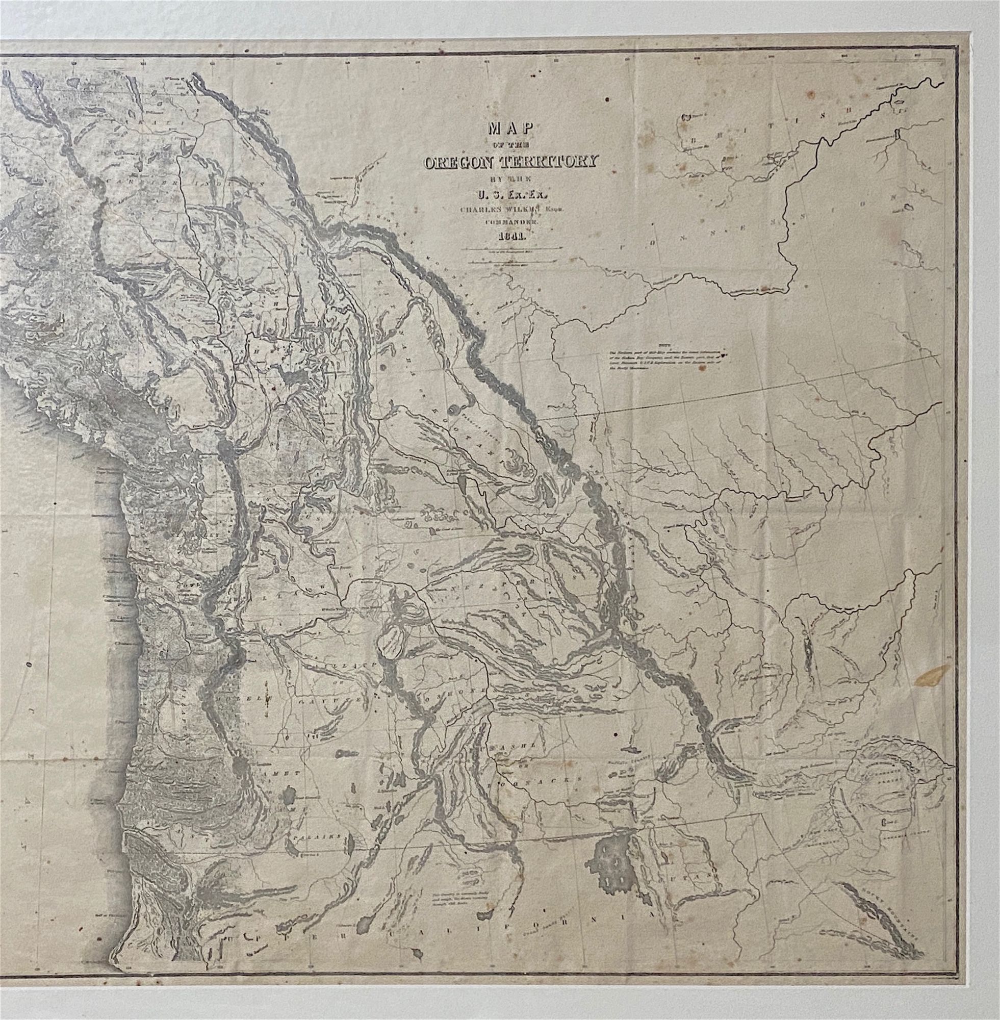 Map of the Oregon Territory by the U.S. Ex. Ex. Charles Wilkes, Esqr ...
