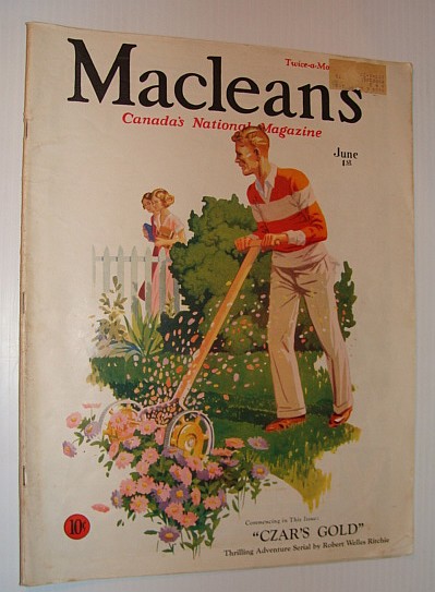 Maclean's Magazine - Canada's National Magazine, June 1, 1933 Multiple Contributors [Satisfaisant] [Couverture souple]