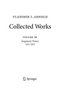 Vladimir Arnold - Collected Works 03 - Vladimir I. Arnold