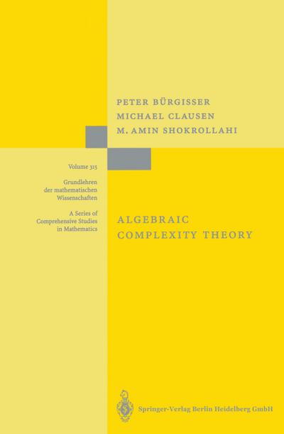 Algebraic Complexity Theory - Peter Bürgisser