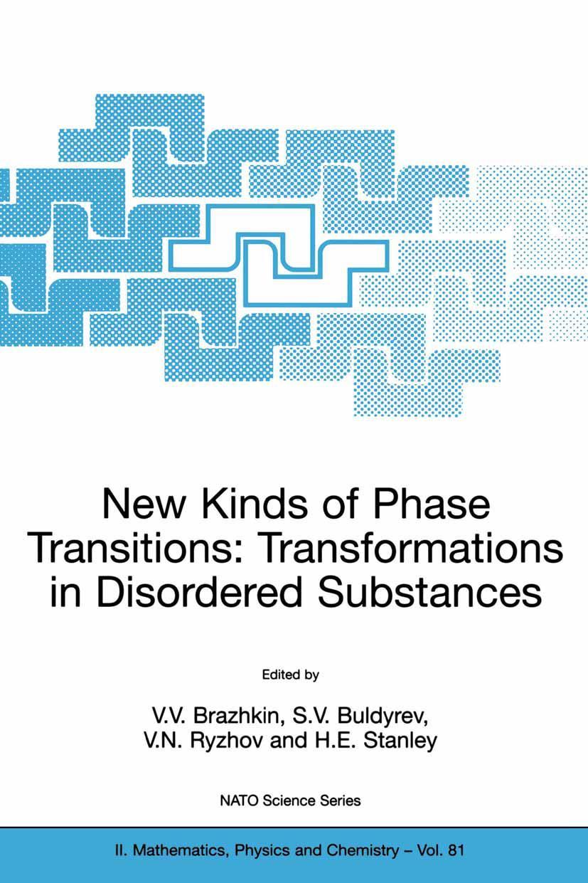 New Kinds of Phase Transitions: Transformations in Disordered Substances - Brazhkin, Vadim|Buldyrev, S. V|Ryzhov, V. N.|Stanley, H. E.