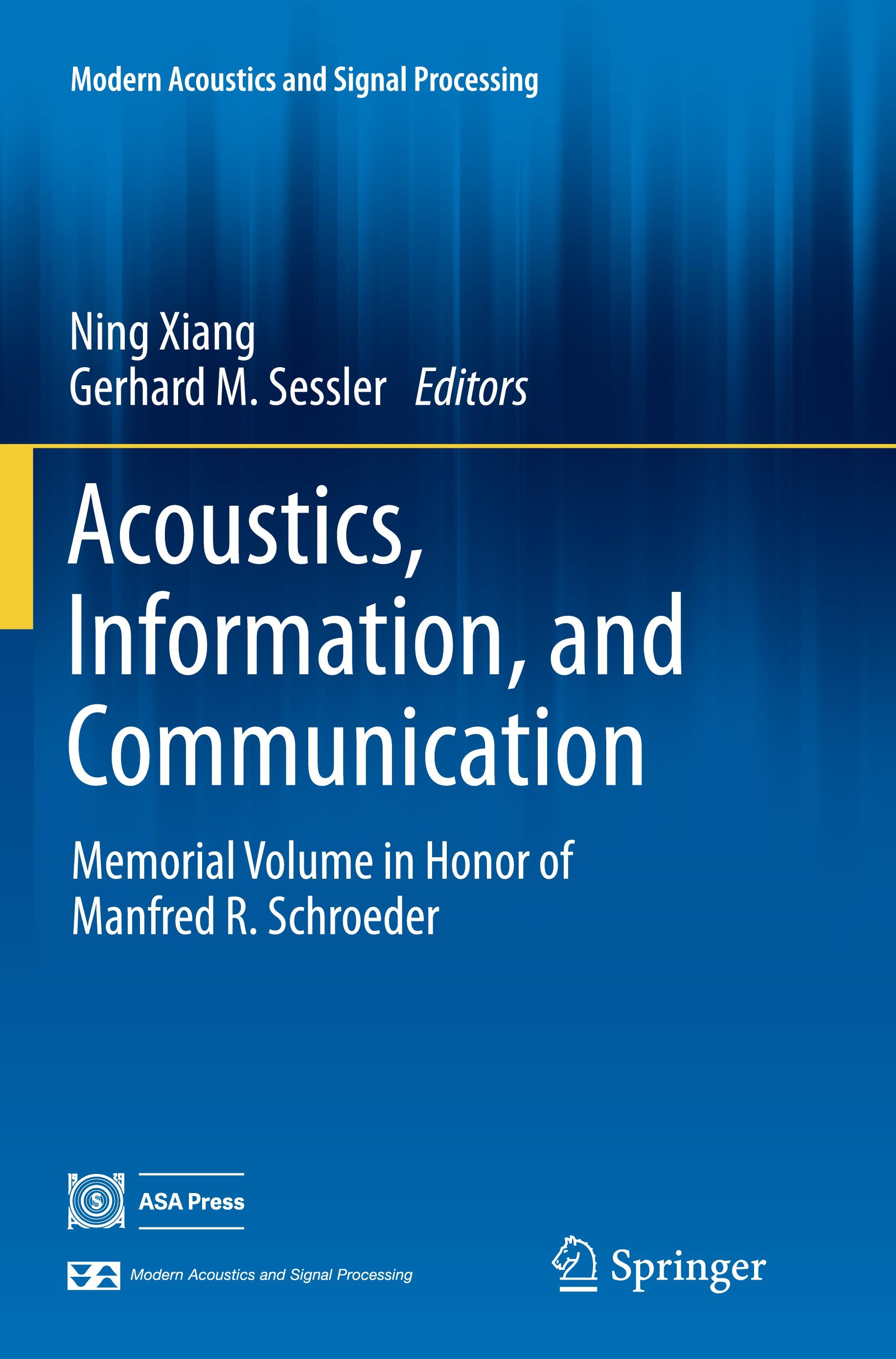 Acoustics, Information, and Communication - Xiang, Ning|Sessler, Gerhard M.