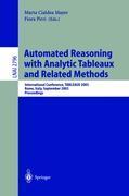 Automated Reasoning with Analytic Tableaux and Related Methods - Cialdea Mayer, Marta|Pirri, Fiora