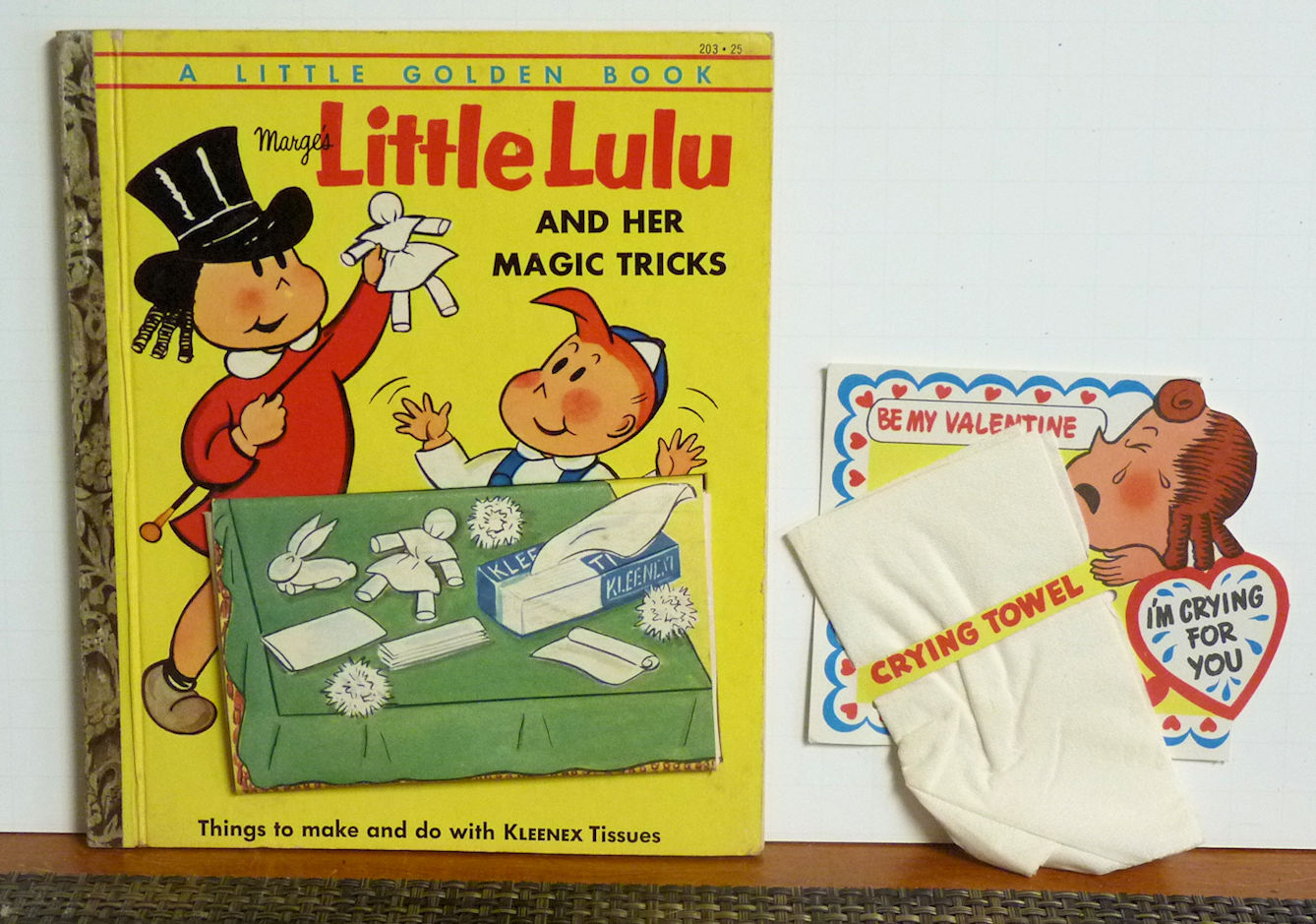 Little Lulu And Her Magic Tricks (with Unopened Box of Kleenexes) Marjorie Henderson Buell [Near Fine] [Hardcover]