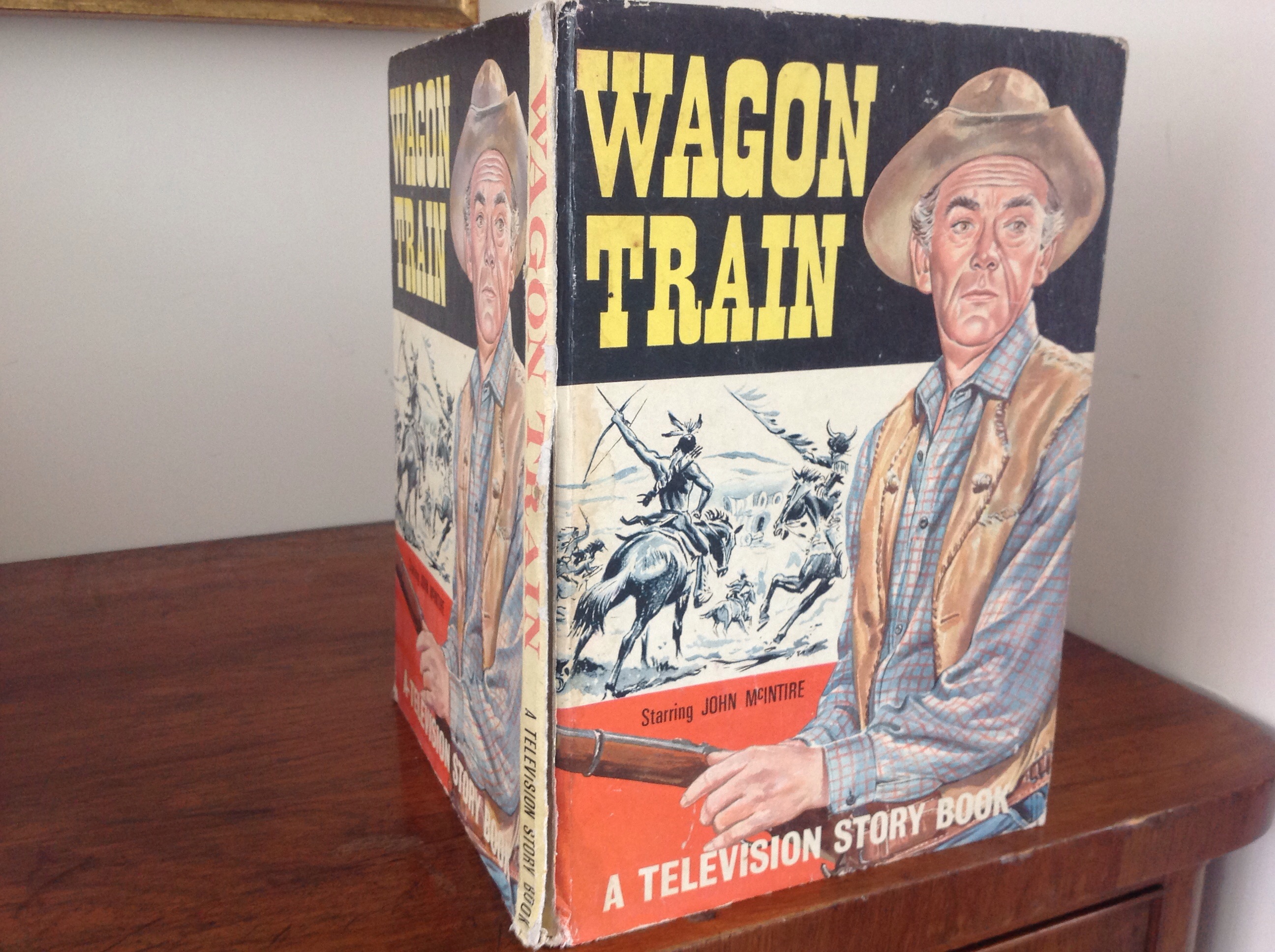 WAGON TRAIN: A TELEVISION STORY BOOK by Starring John McIntire.: Fair ...