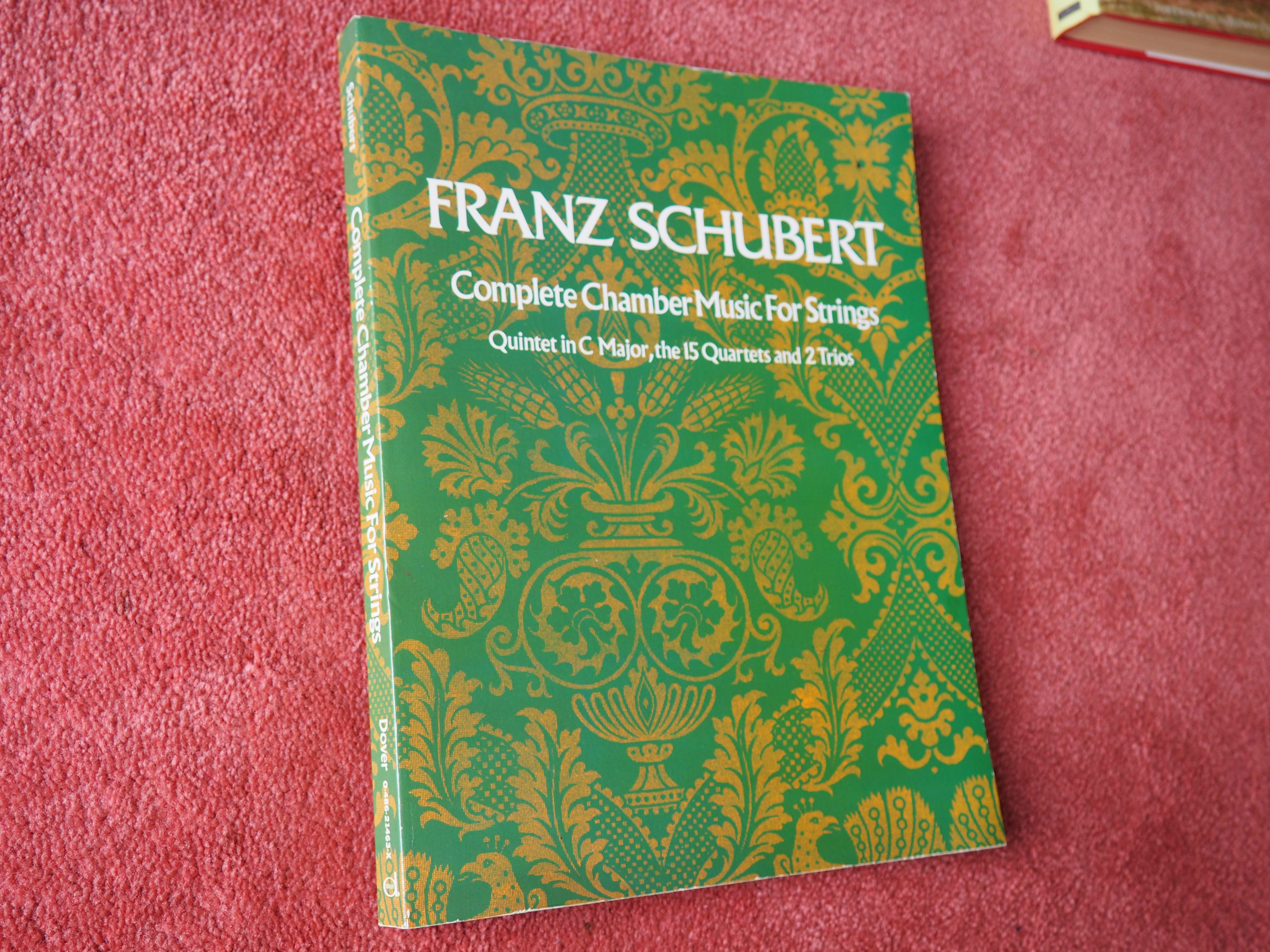 FRANZ SCHUBERT - COMPLETE CHAMBER MUSIC FOR STRINGS - Edited By EUSEBIUS MANDYCZEWSKI AND JOSEPH HELLMESBERGER