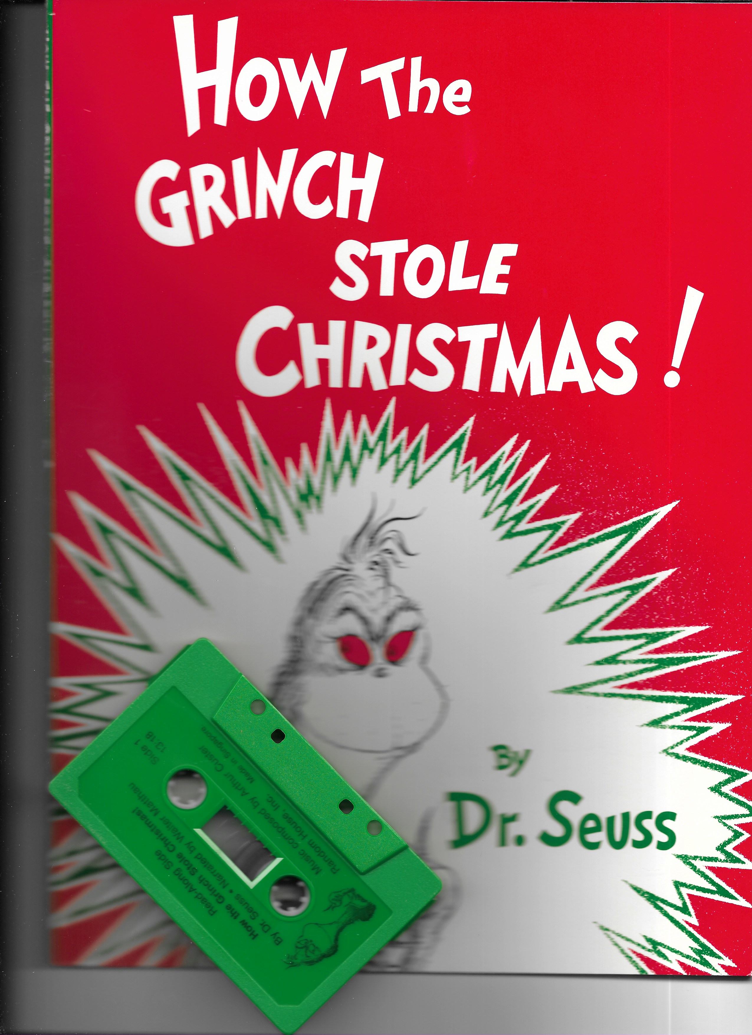 HOW THE GRINCH STOLE CHRISTMAS! (Book & Cassette) by Dr. Seuss: As New ...