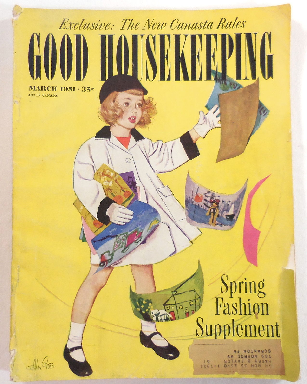 Good Housekeeping The Magazine America Lives By. March 1951 by Good