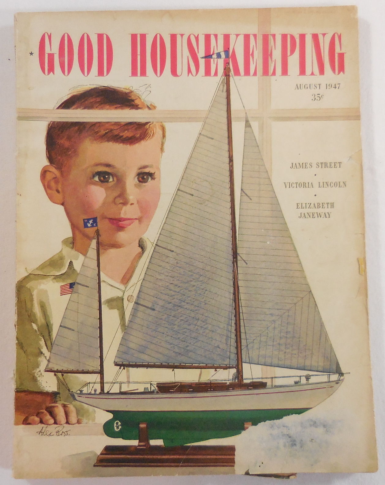 Good Housekeeping The Magazine America Lives By. August 1947 by Good