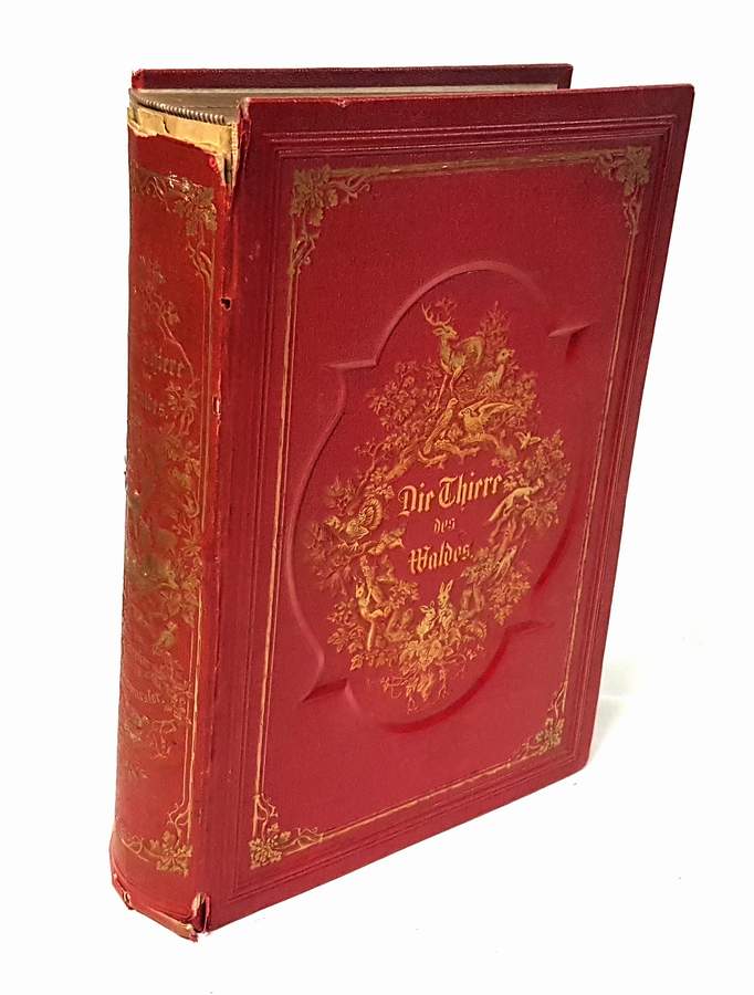 Die Thiere des Waldes Roßmäßler 1864 20 Kupferstiche 71 Holzschnitte Buch 063 
