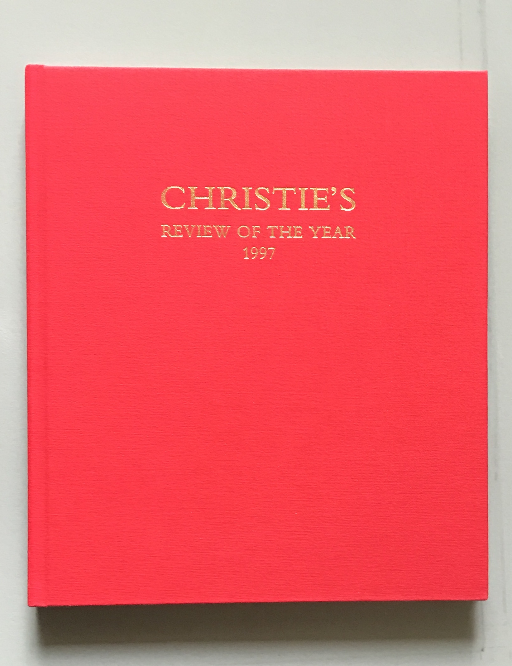 Fauvism, Klimt, Monet, Goya, David, Stubbs (Whistlejacket), Princess Diana Dresses: CHRISTIE'S Review of the Year, 1997. Christie's; Terence Rodrigue