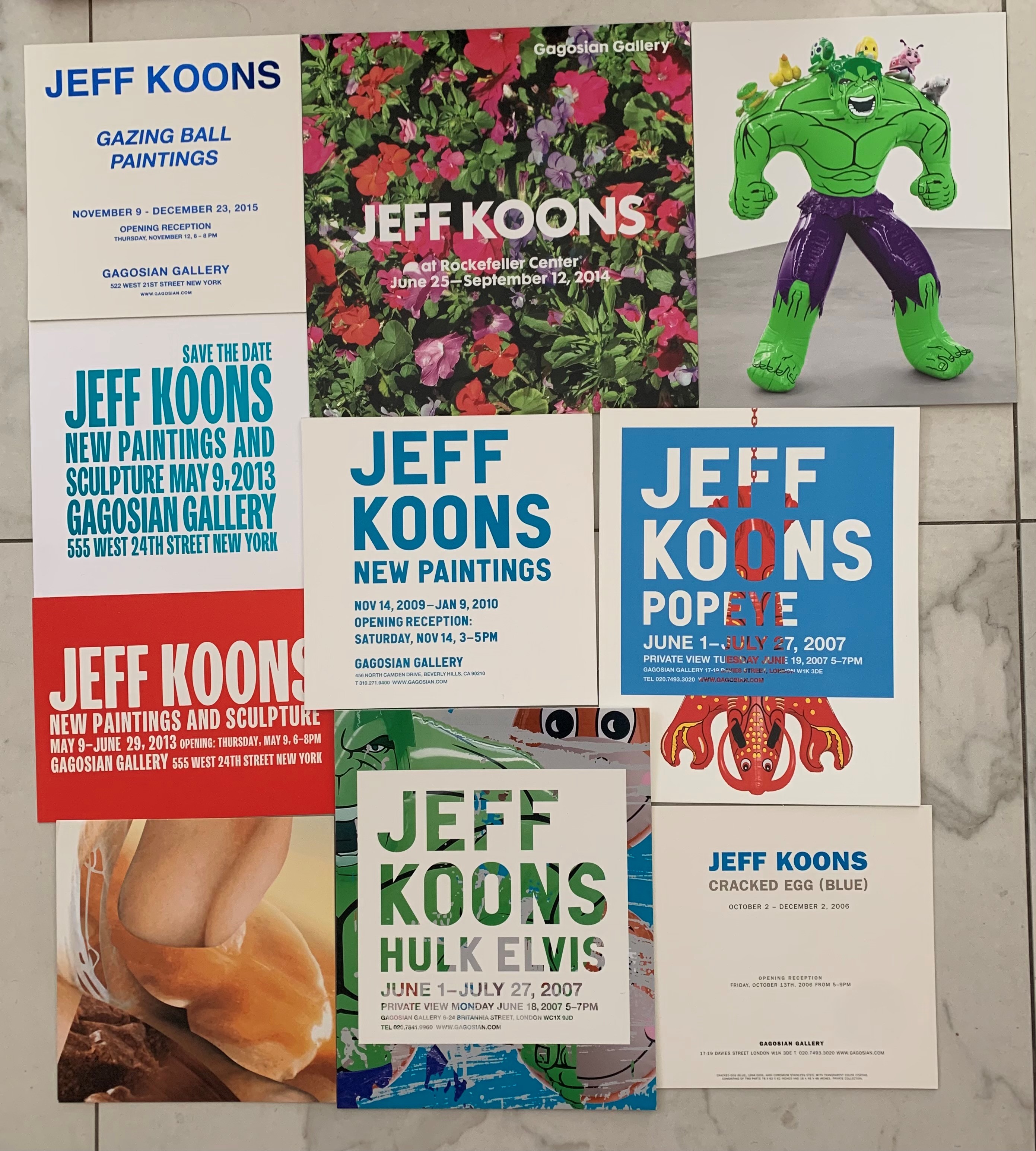 Jeff Koons: Gazing Ball paintings at Gagosian