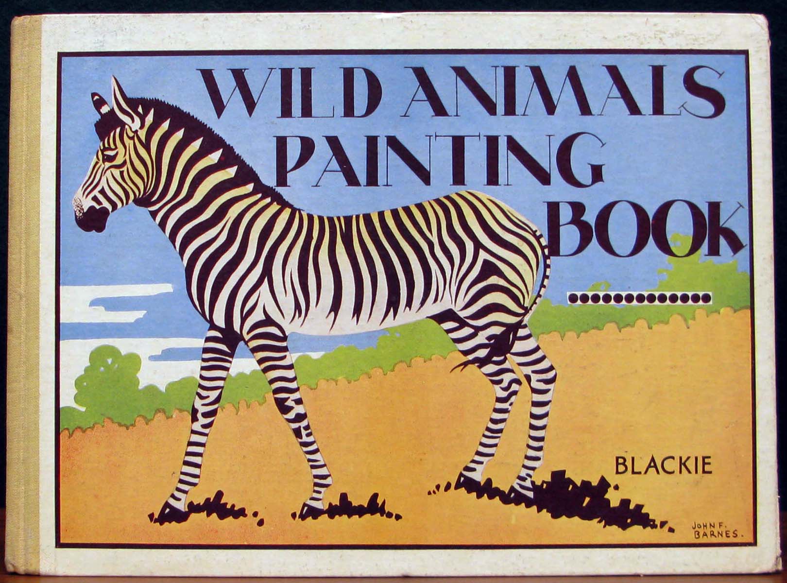 WILD ANIMALS PAINTING BOOK. by REYNOLDS, Warwick. (Illustrator): (1920) |  The Antique Bookshop & Curios (ANZAAB)