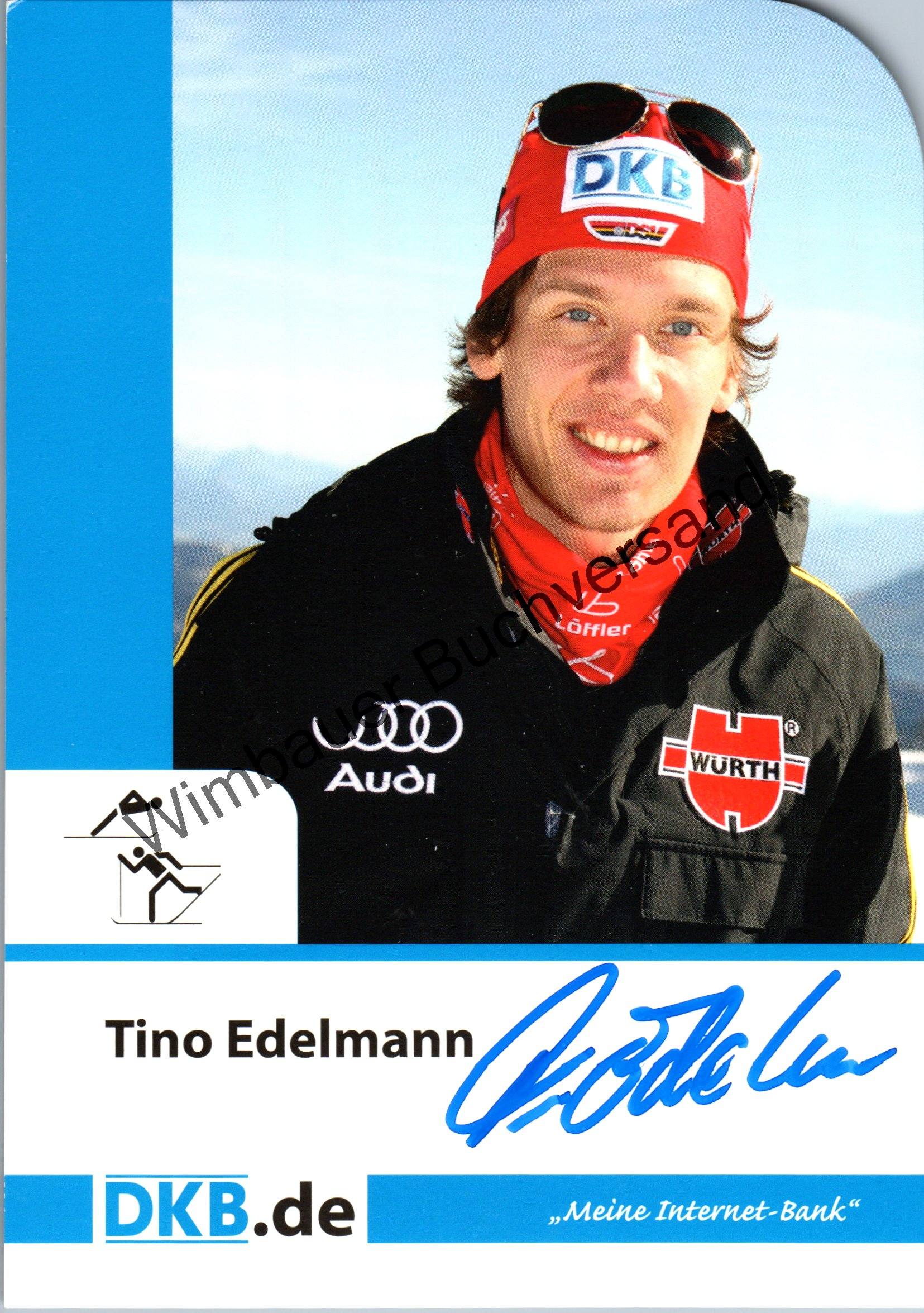 Original Autogramm Tino Edelmann Nordische Kombination /// Autograph