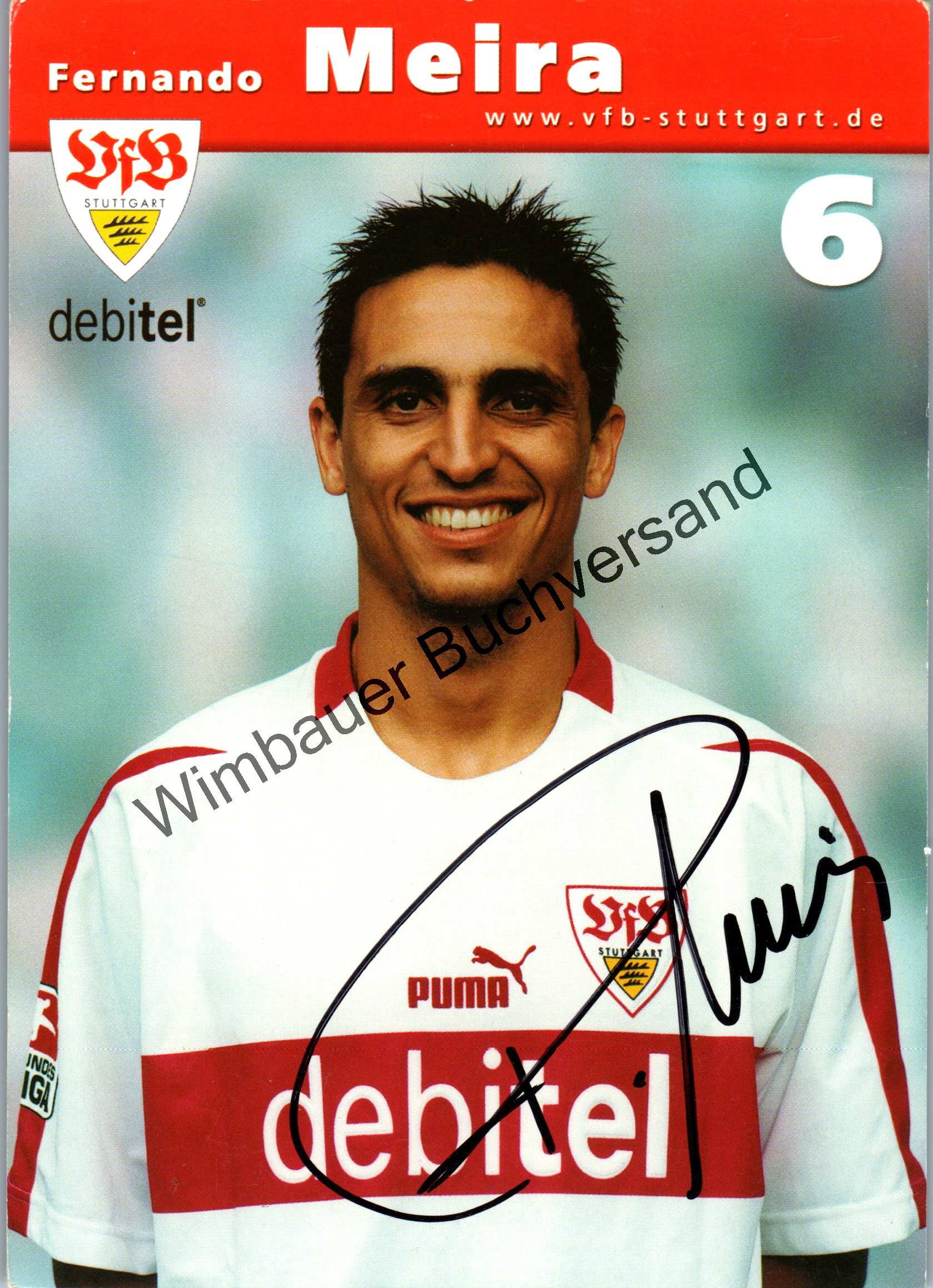 Original Autogramm Fernando Meira VfB Stuttgart /// Autograph signiert ...