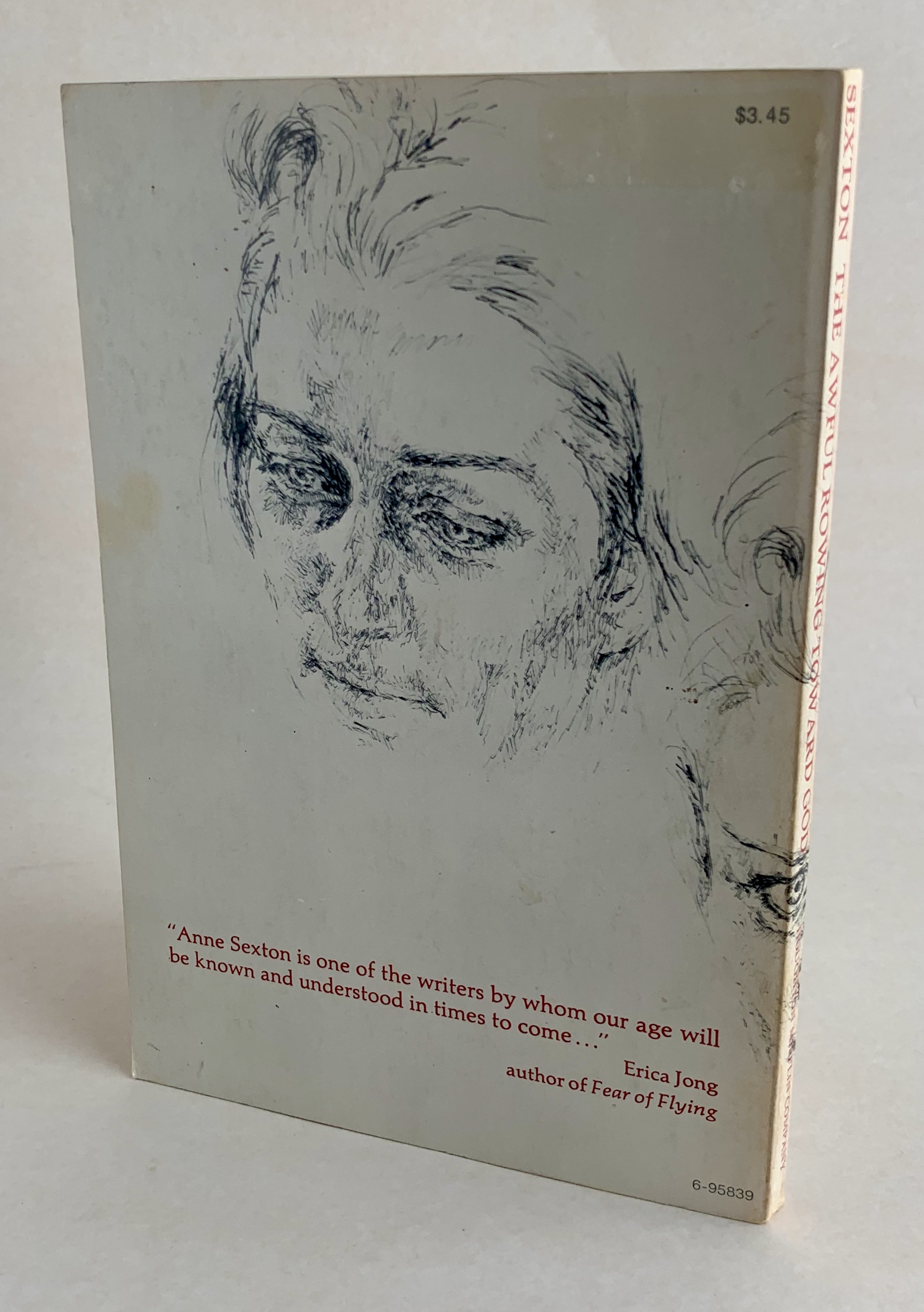 The Awful Rowing Toward God by Anne Sexton Very Good Soft cover (1975