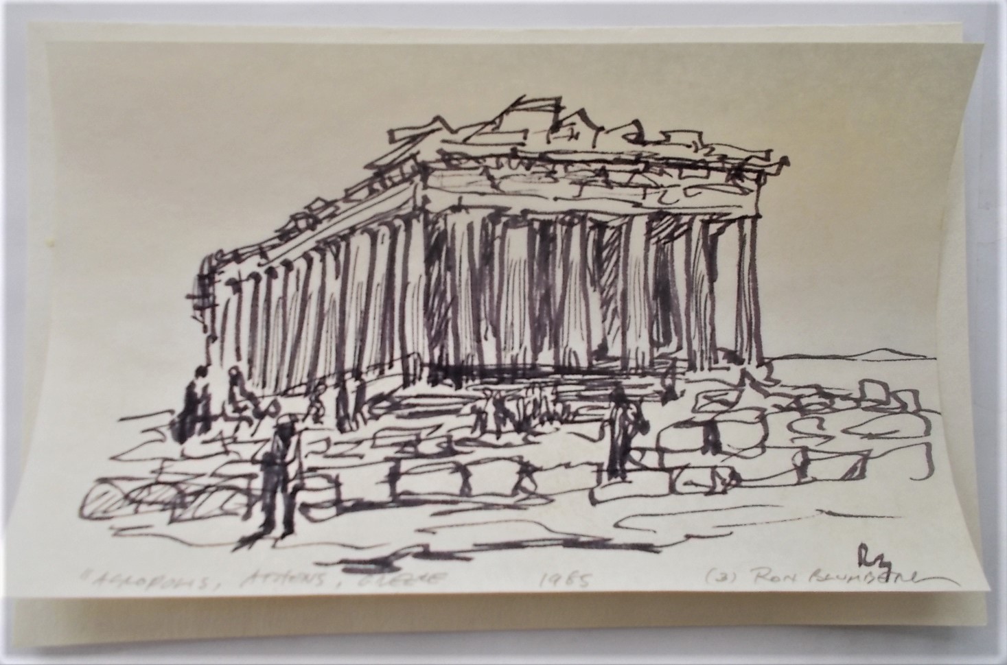 Acropolis of athens drawing hi-res stock photography and images - Alamy