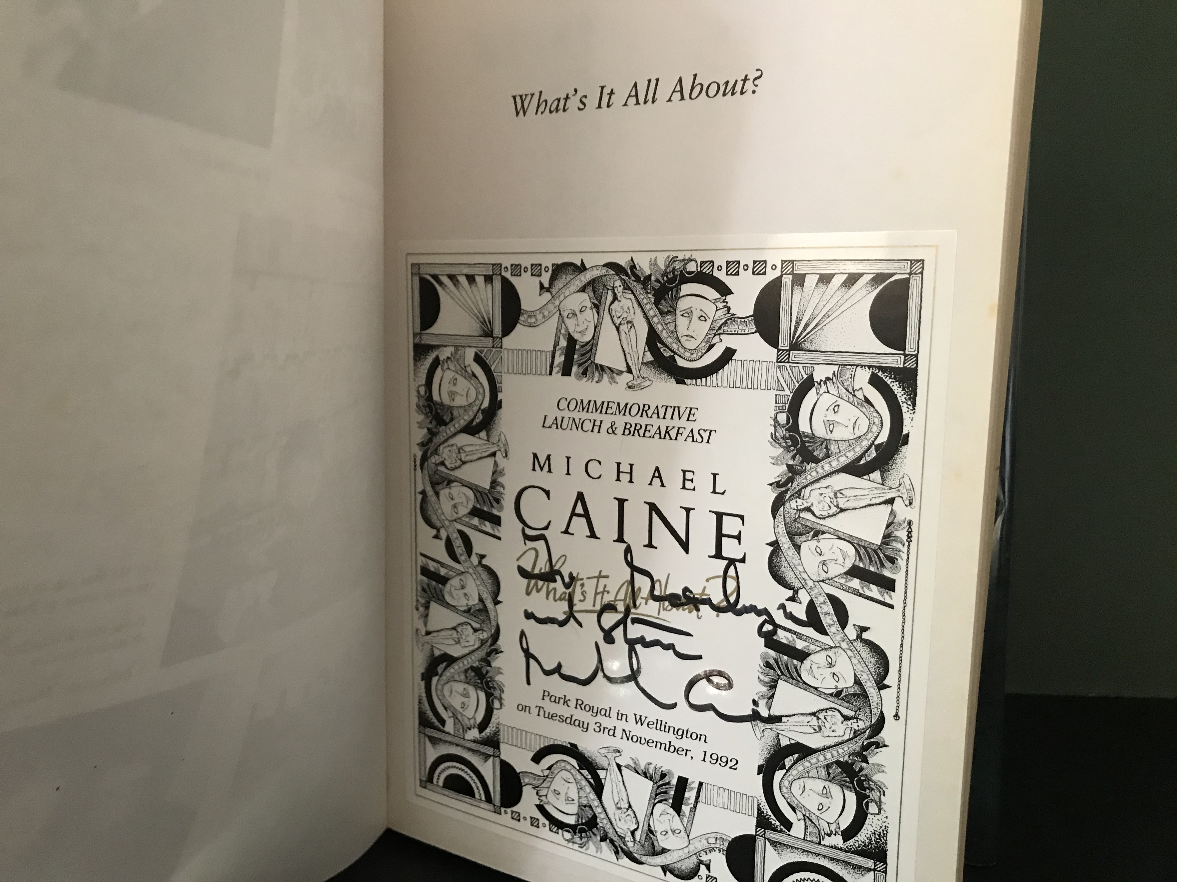 What's It All About? [Signed] - Caine, Michael