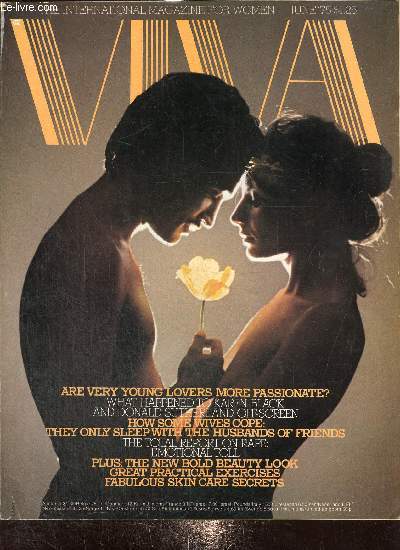 Viva The International Magazine For Women Vol 2 N 9 Juin 1975 First World What Do You Call Your Live In Lover Kathy Keeton Blasphemous Beauty Makeup Now Is Viva The International Magazine For