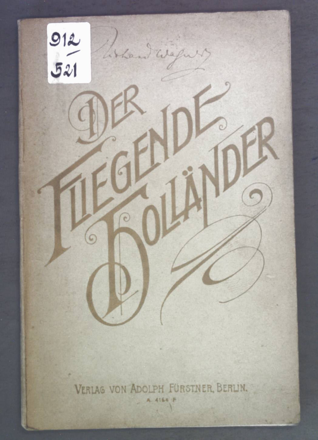 Der fliegende Holländer. - Wagner, Richard