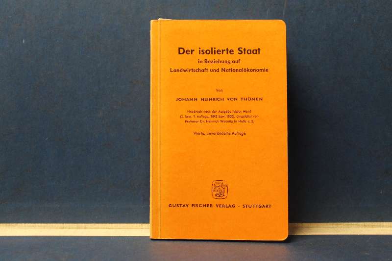 der isolierte staat in von von thuenen - ZVAB