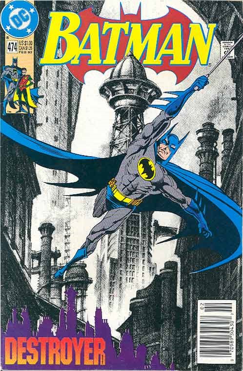 Batman #474 ( 1940 Series ) Newsstand Edition: (1992) Newsstand Edition;  First Printing. Comic | Cider Creek Books