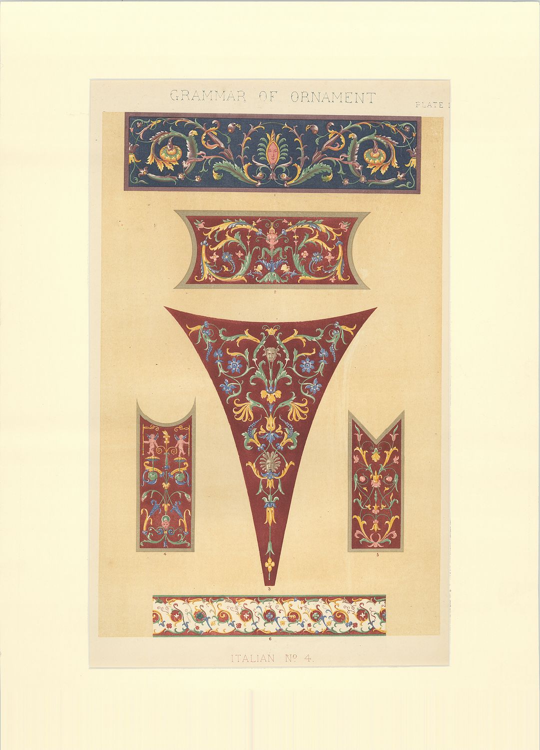 Grammar of Ornament. Italian No. 4. [JONES, Owen]. [ ]