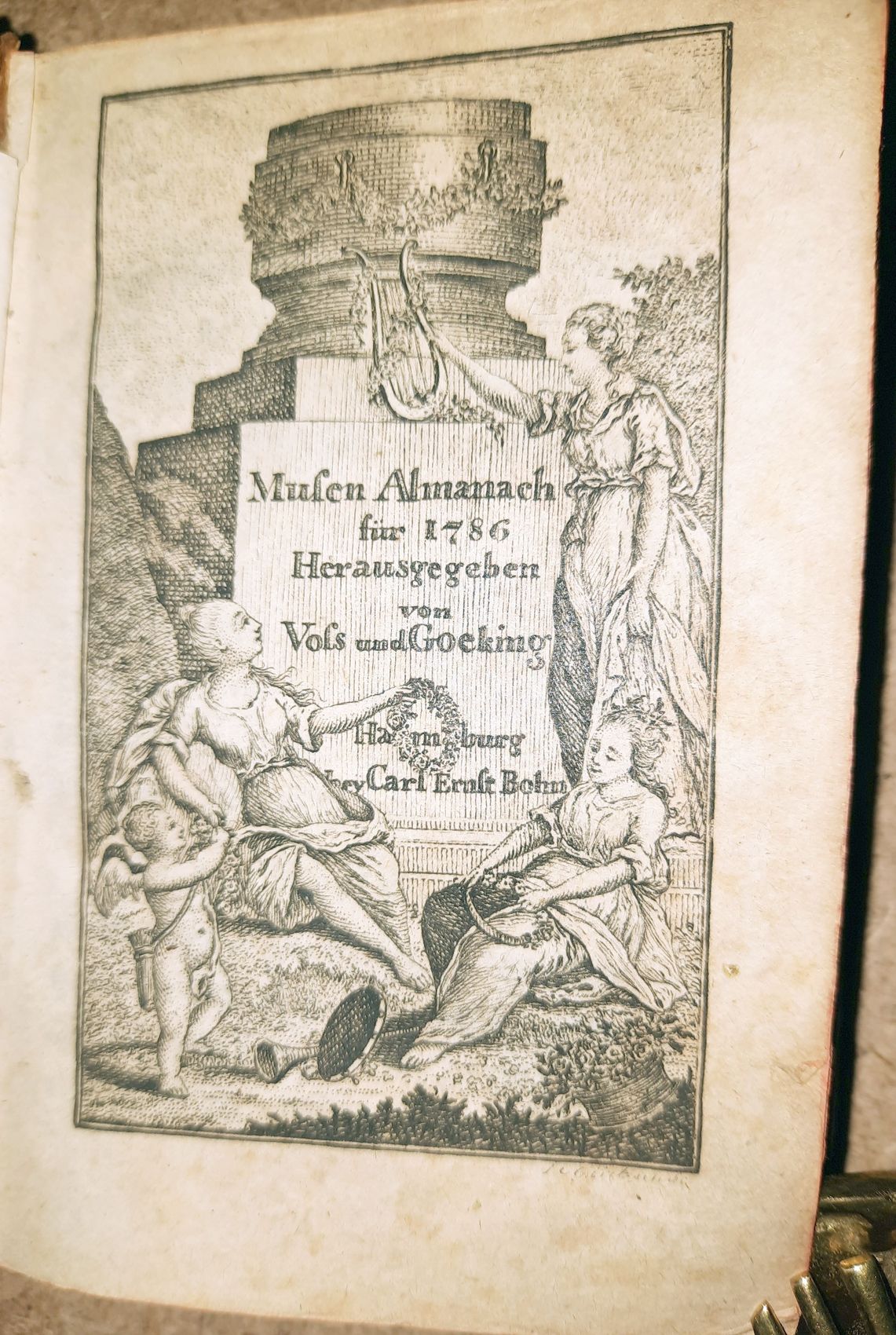 Musen-Almanach für 1786. by Voss, (Johann Heinrich) und (Leopold ...
