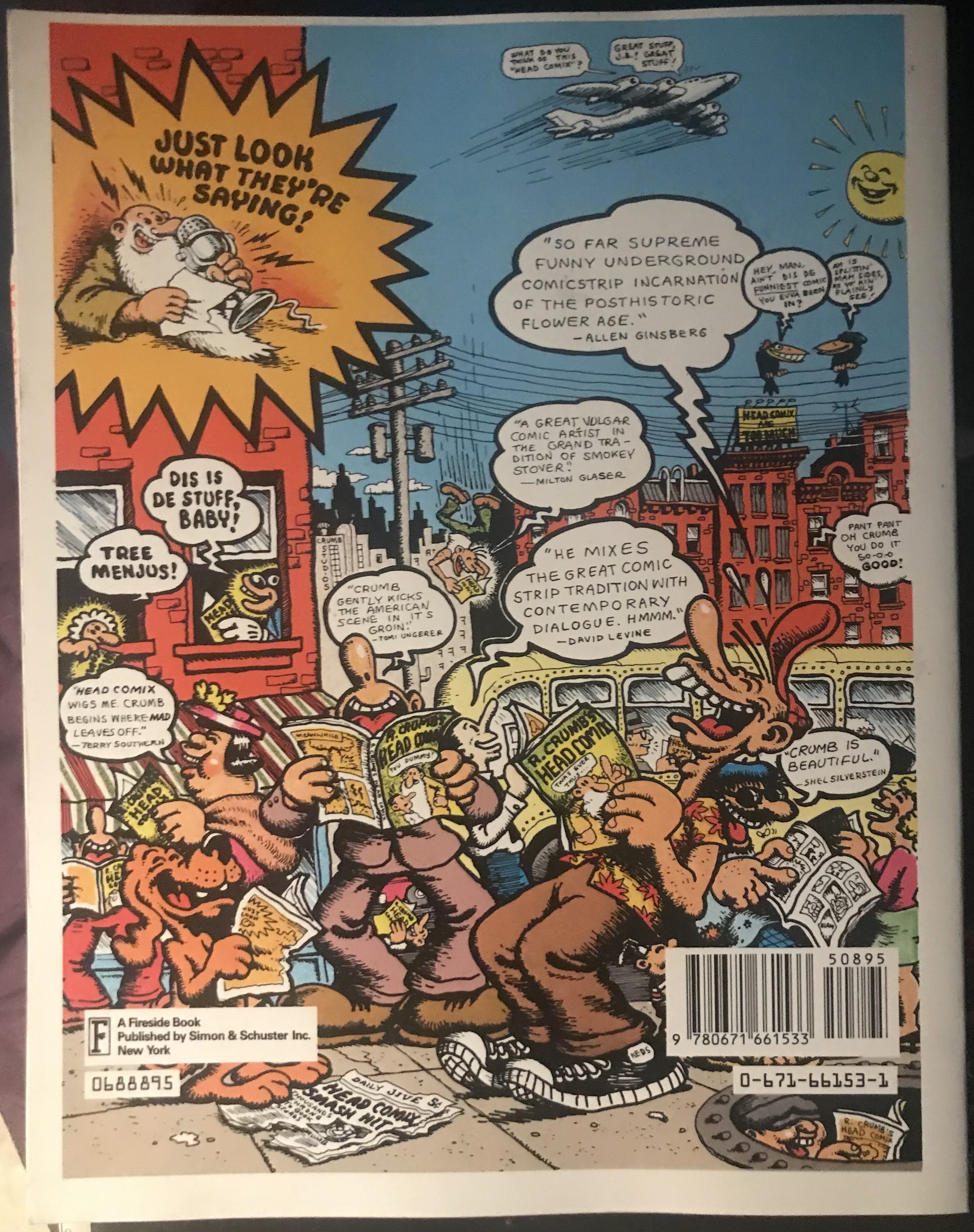 R. Crumb Head Comix 1967 Full Page Underground Comic | eBay