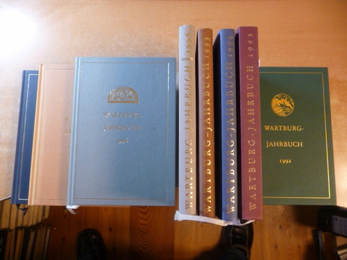 Wartburg Jahrbuch - Konvolut : 1992 bis 1998 (8 BÜCHER) - (Hrsg.) von der Wartburg - Stiftung, Eisenach