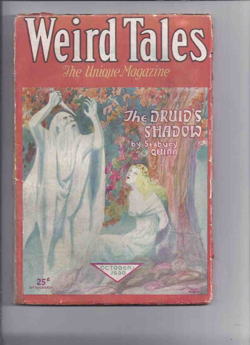 Weird Tales Magazine Pulp Volume 16 Xvi 4 October 1930 Druids Shadow The Bride
