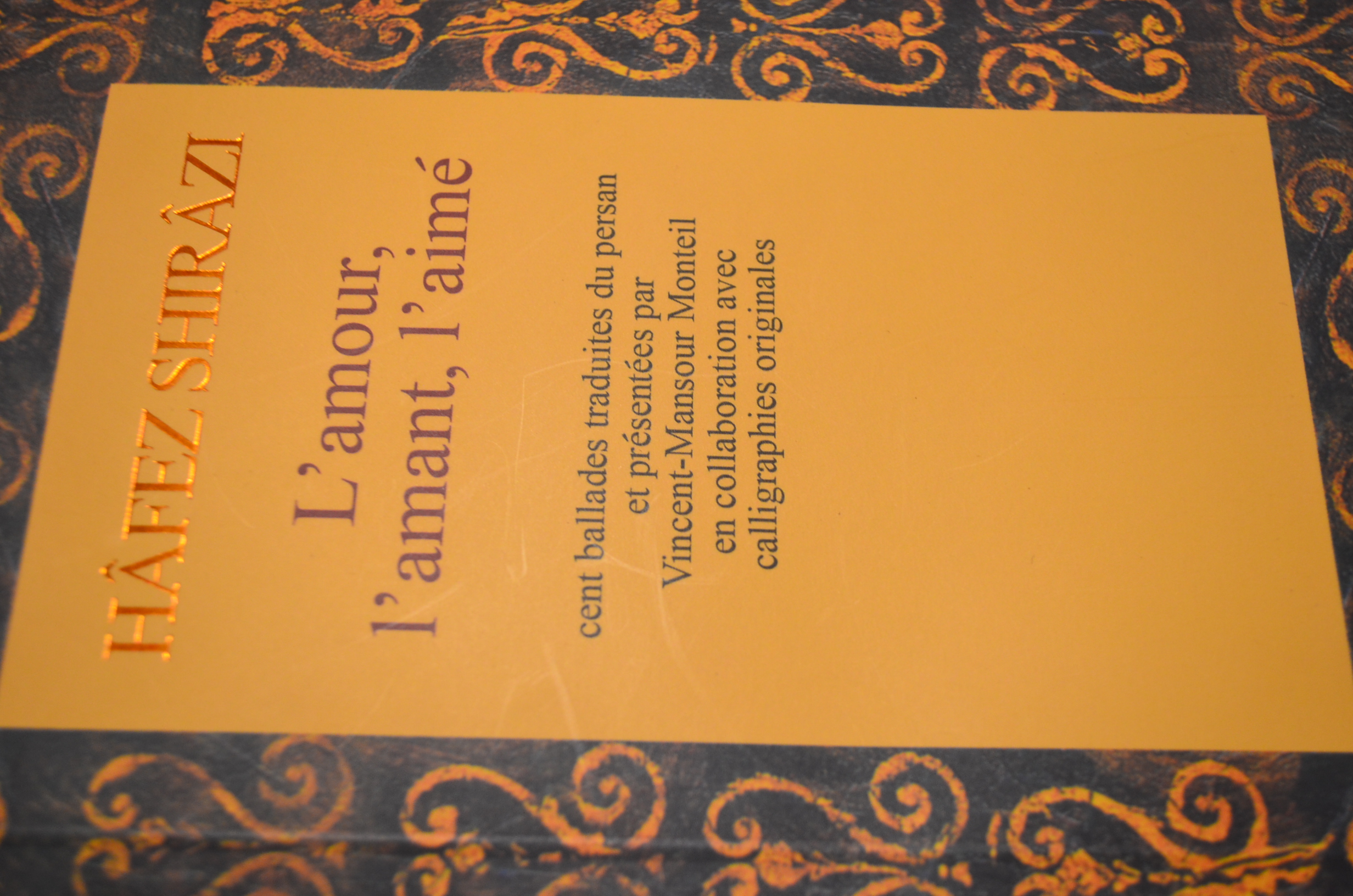 L Amour L Amant L Aime By Hafez Shirazi Comme Neuf Couverture Souple 1991 Paragrafes