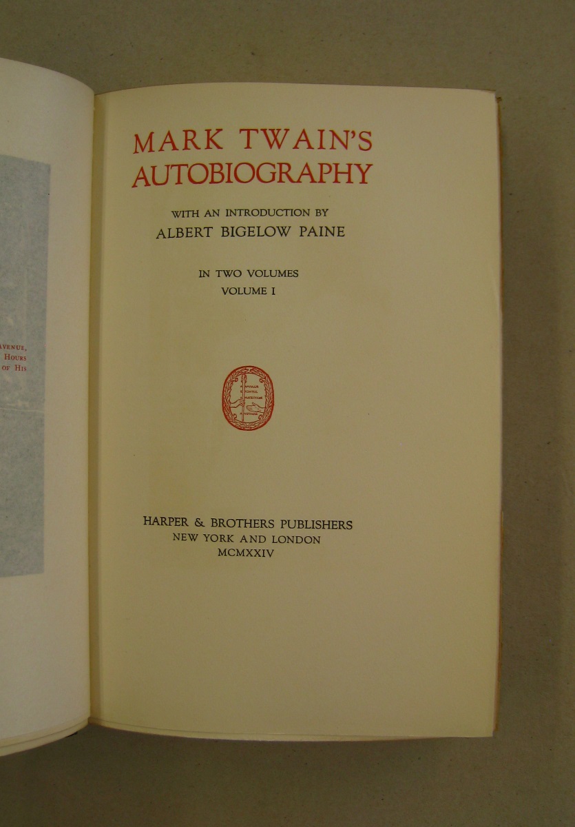 mark twain autobiography volume 2