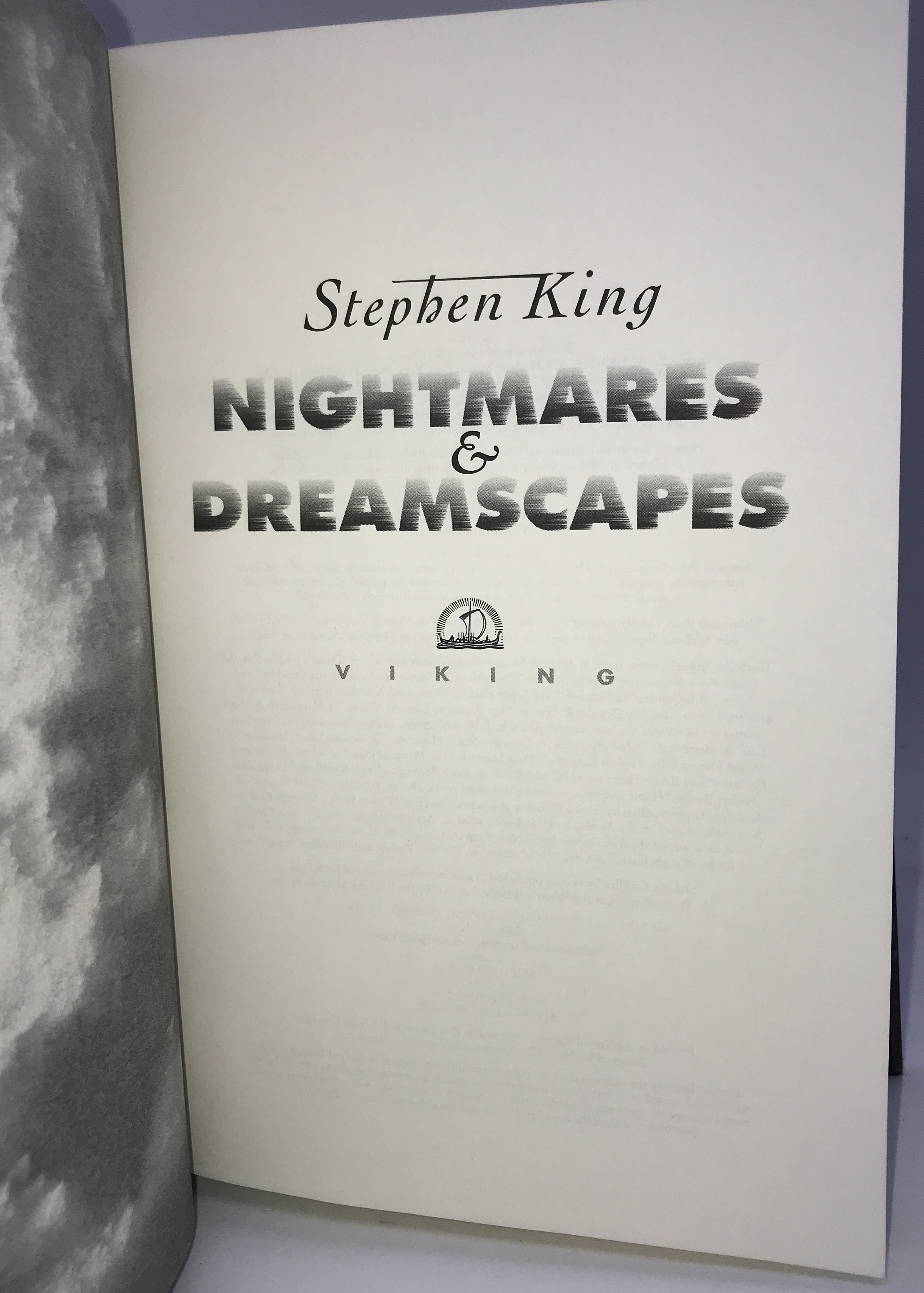 Nightmares & Dreamscapes (First Edition) by Stephen King